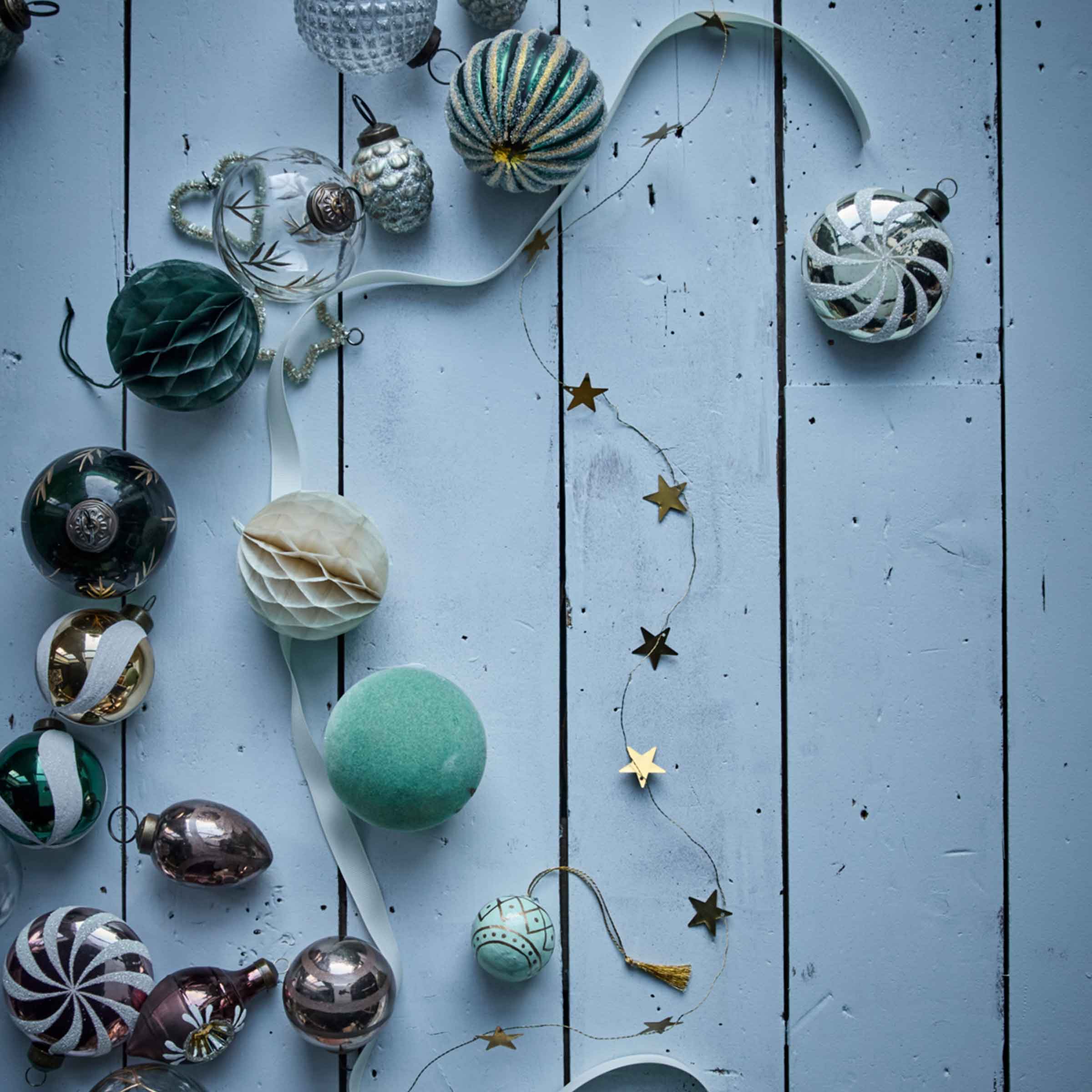 Stars Antique Brass Garland