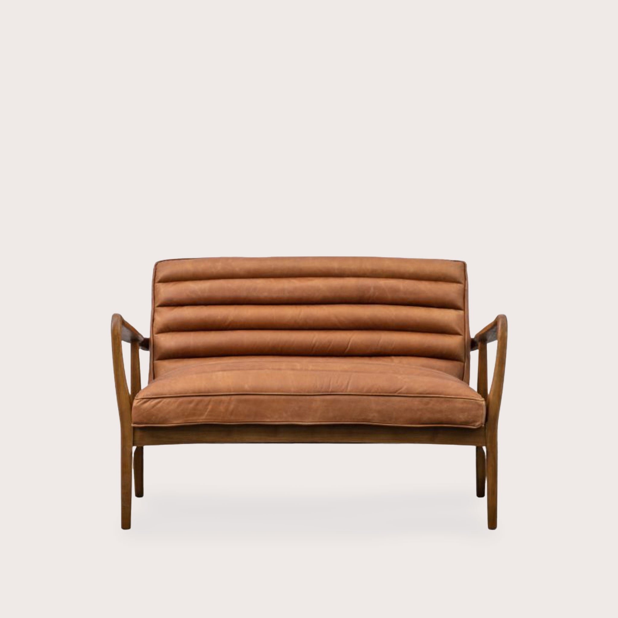 Sunut 2 Seater Sofa | Leather | Vintage Brown