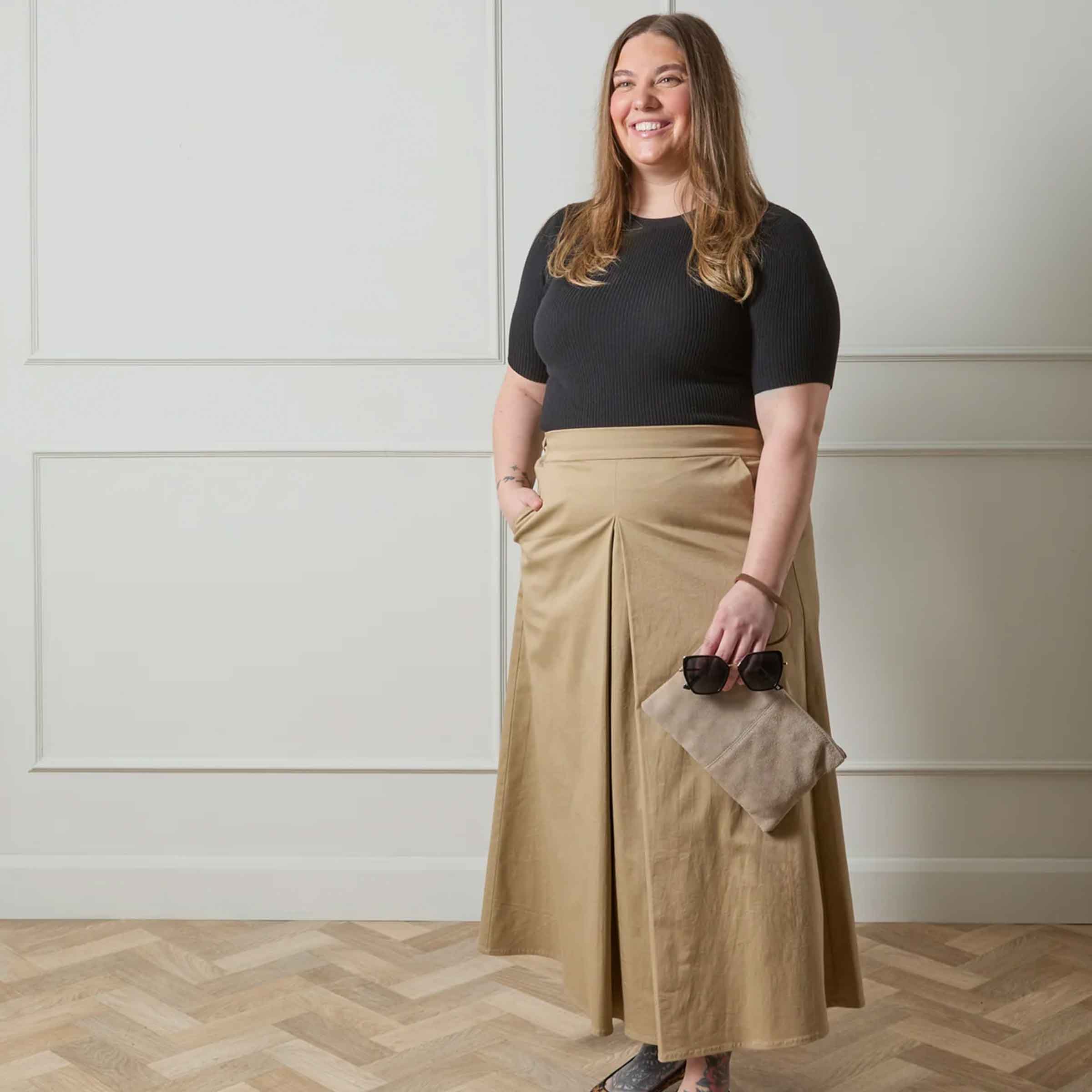 Tamara Skirt | Dark Beige