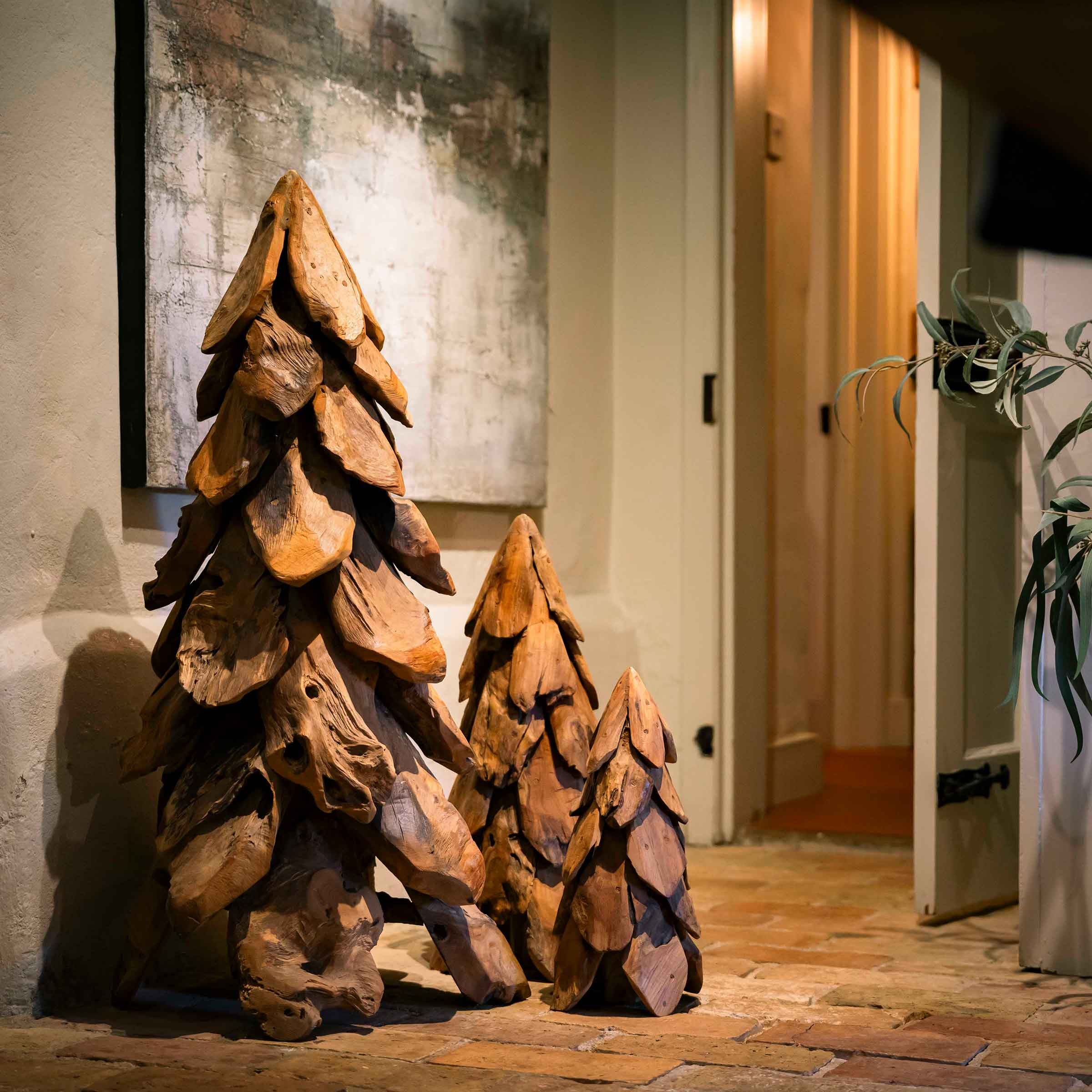 Teak Christmas Tree | Indoor/Outdoor