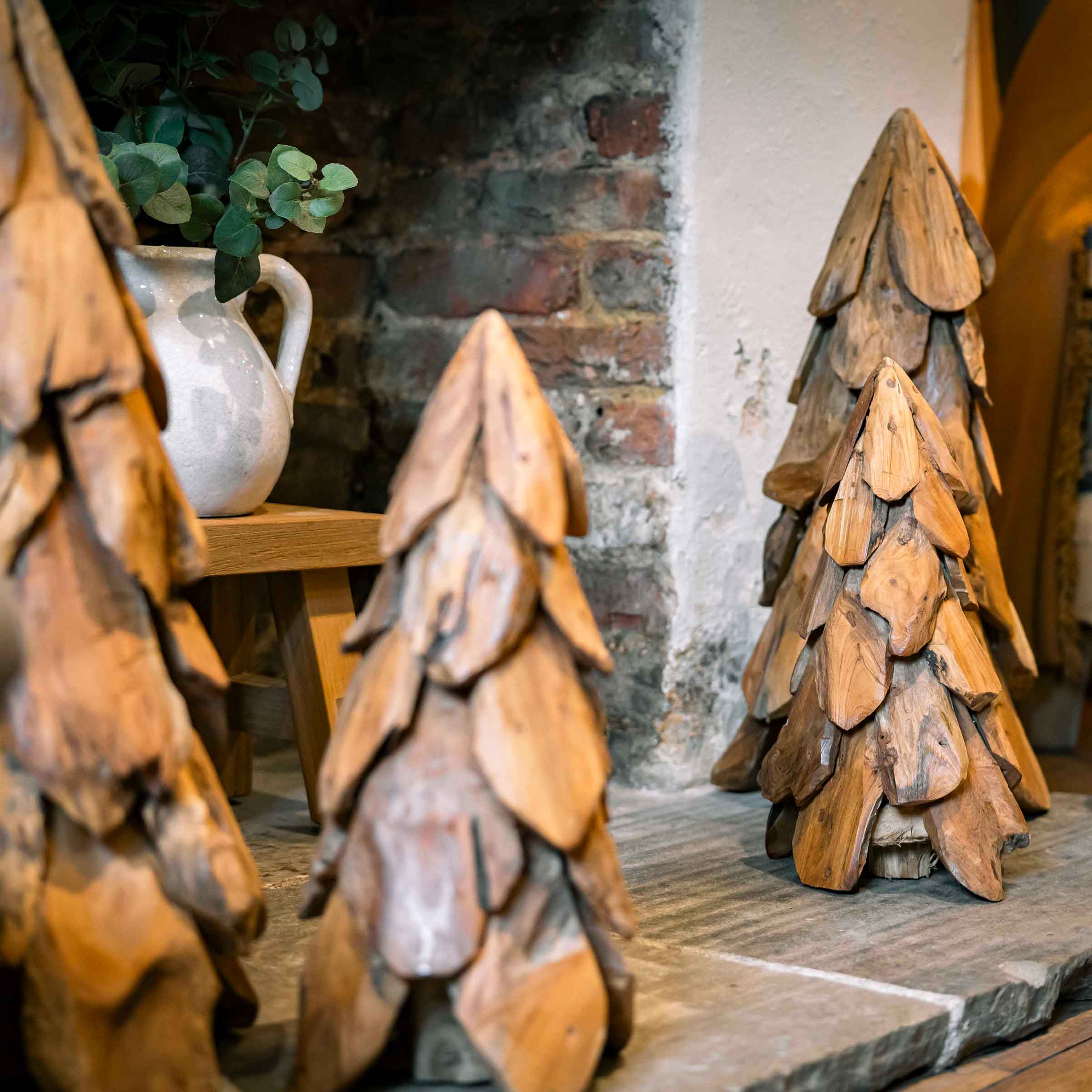 Teak Christmas Tree | Indoor/Outdoor