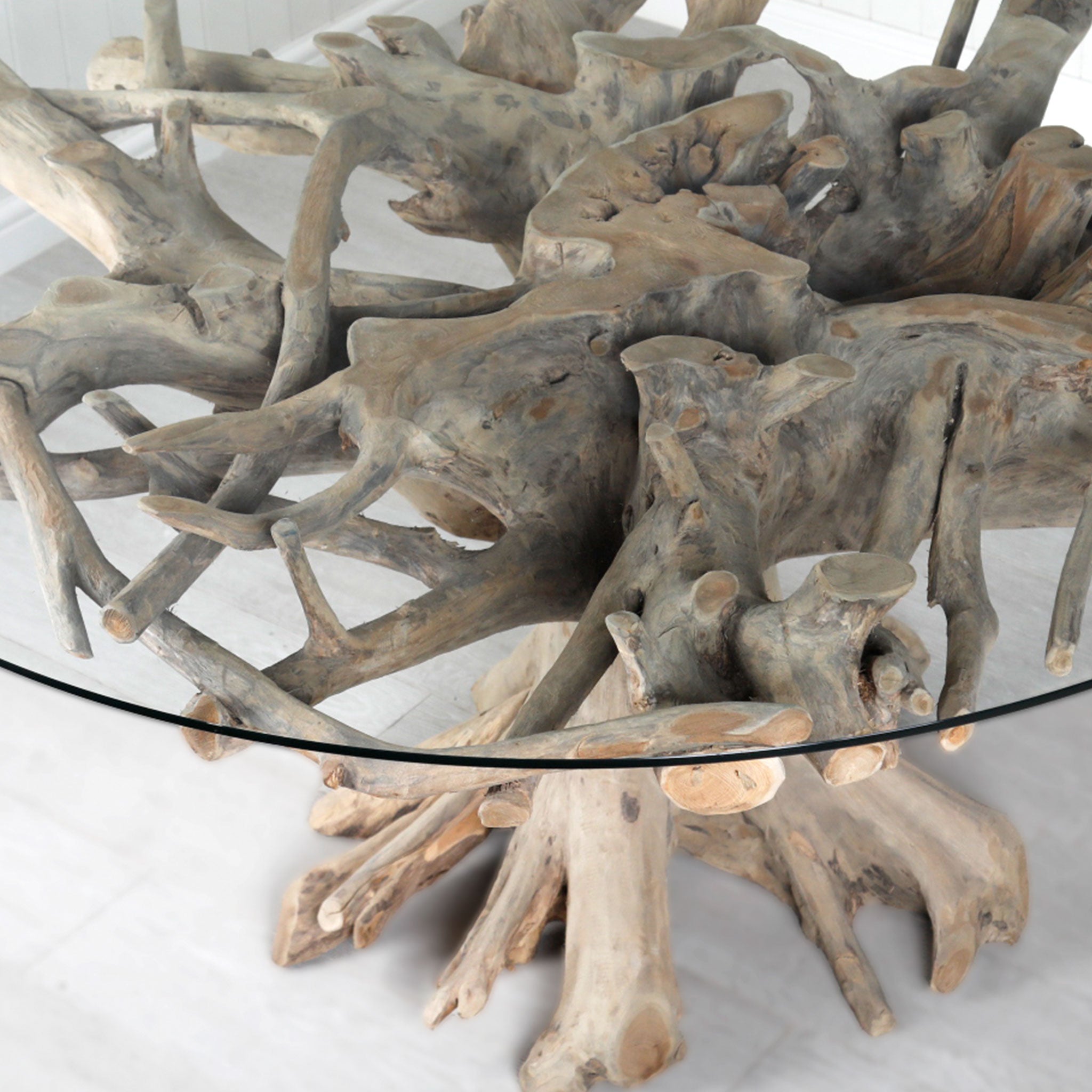 Teak Root Dining Table 160cm #6