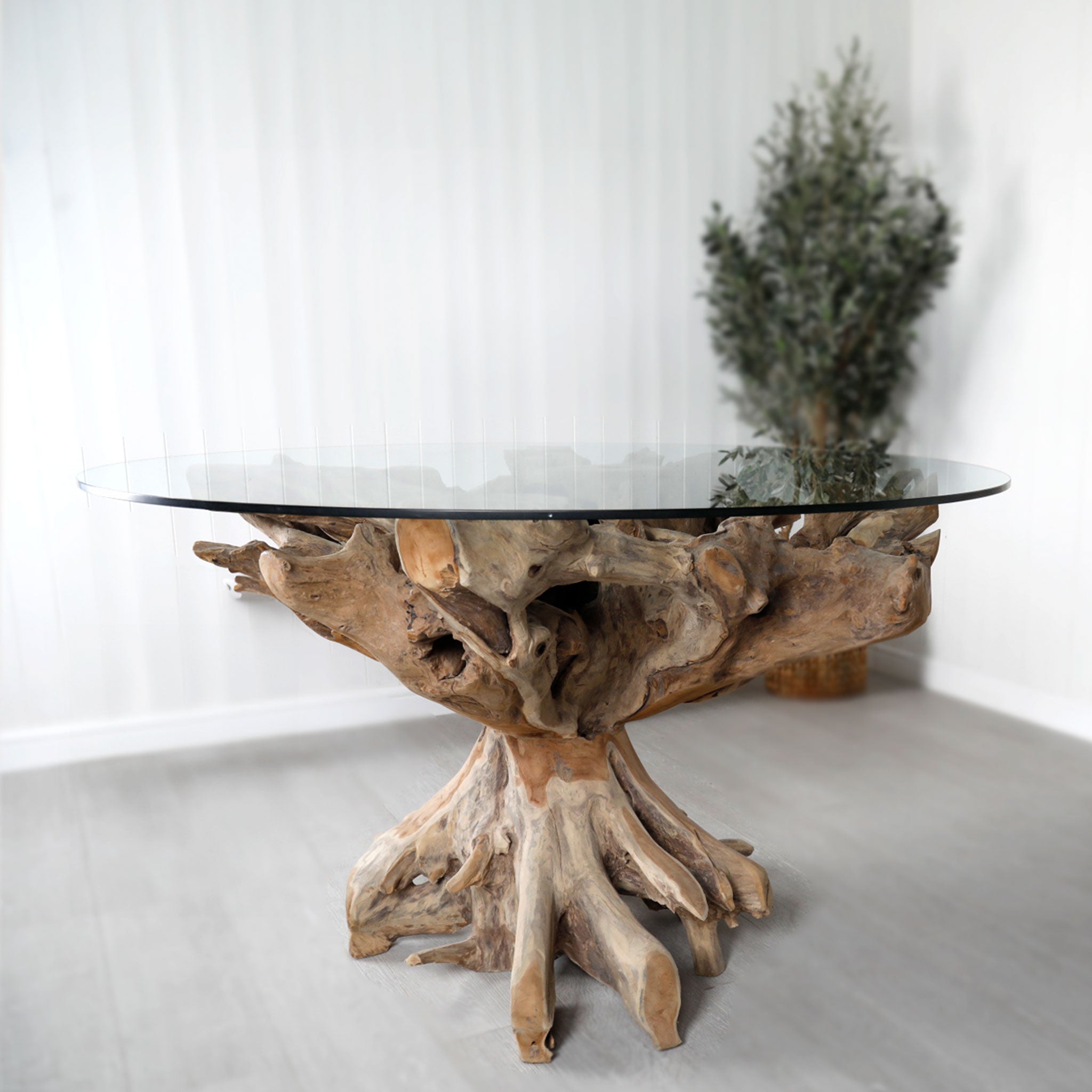 Teak Root Dining Table 130cm #1