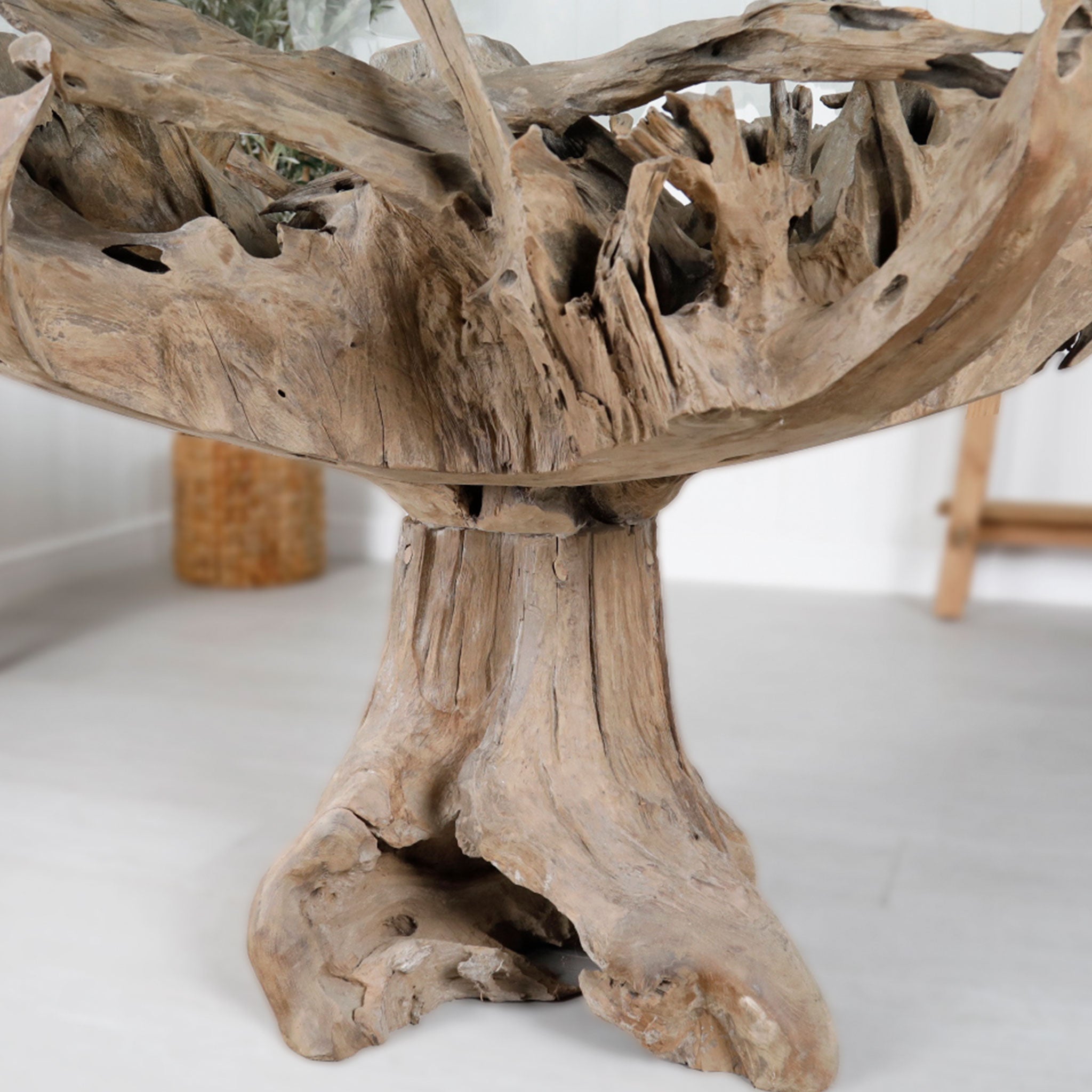Teak Root Dining Table 130cm #2