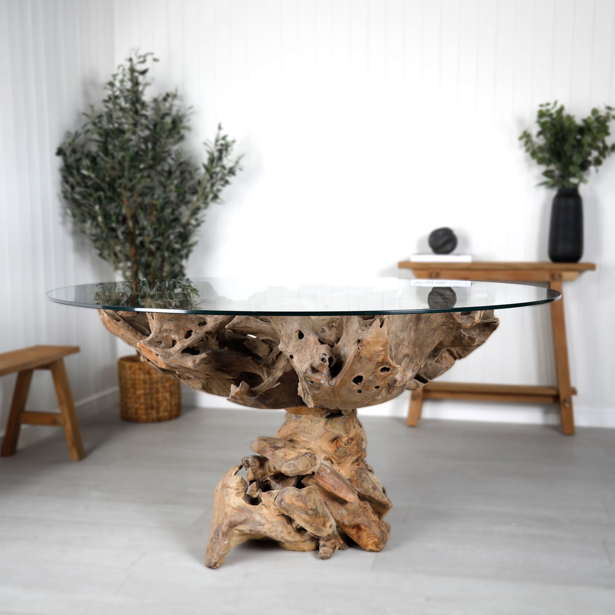 Teak Root Dining Table 140cm #2
