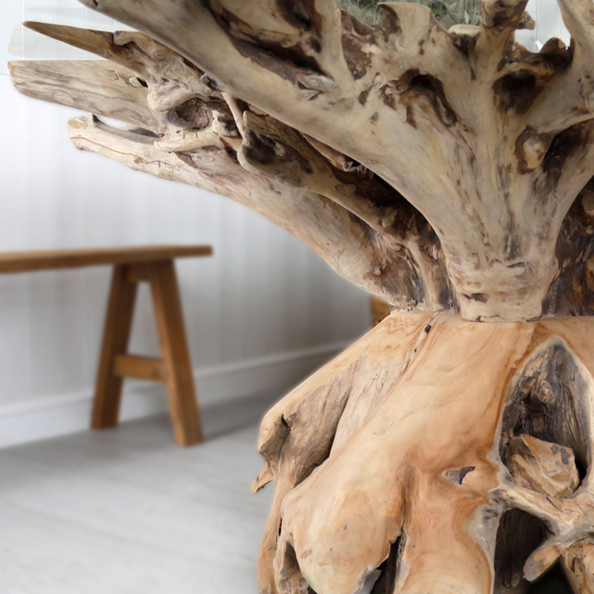 Teak Root Dining Table 160cm #5