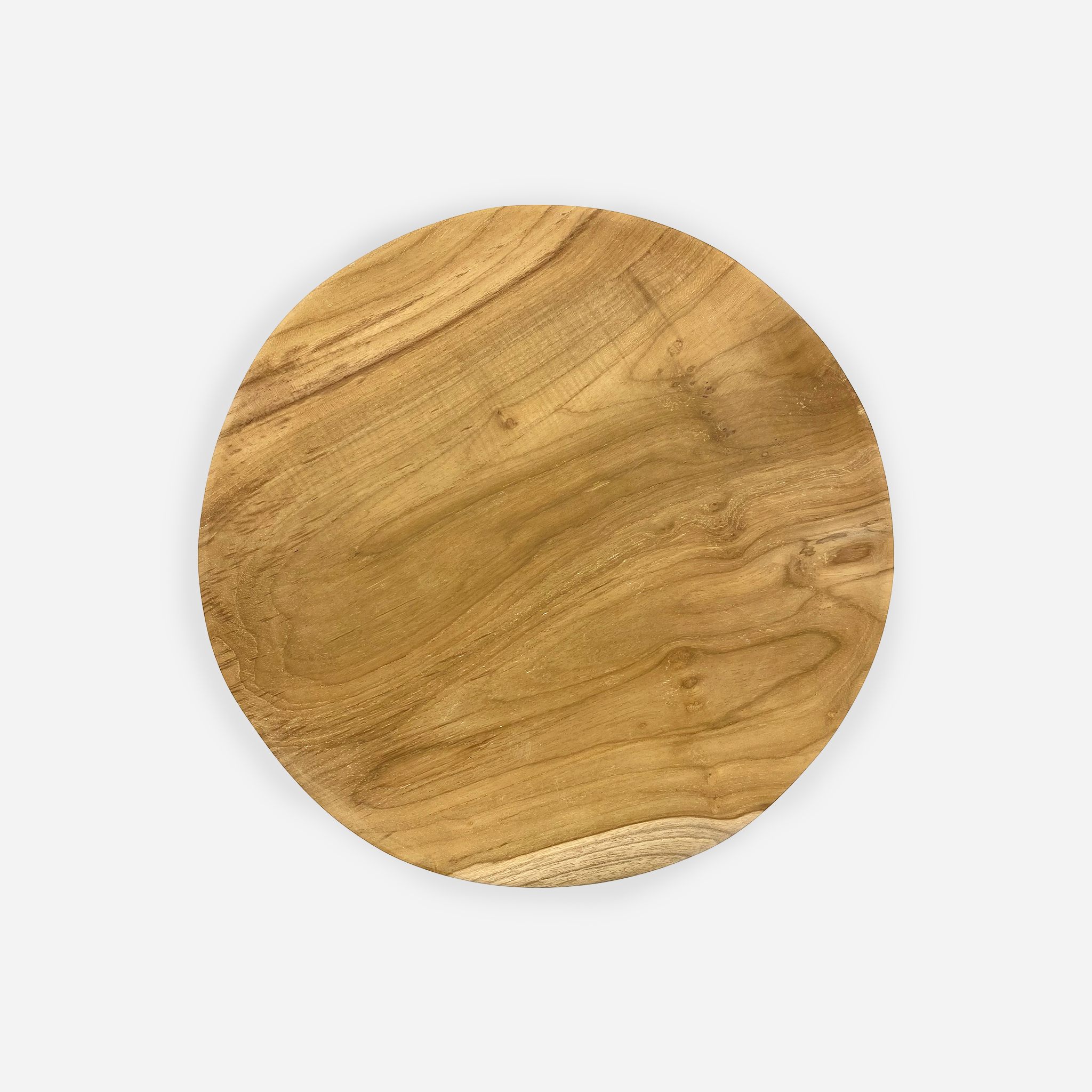 Teak Round Plate