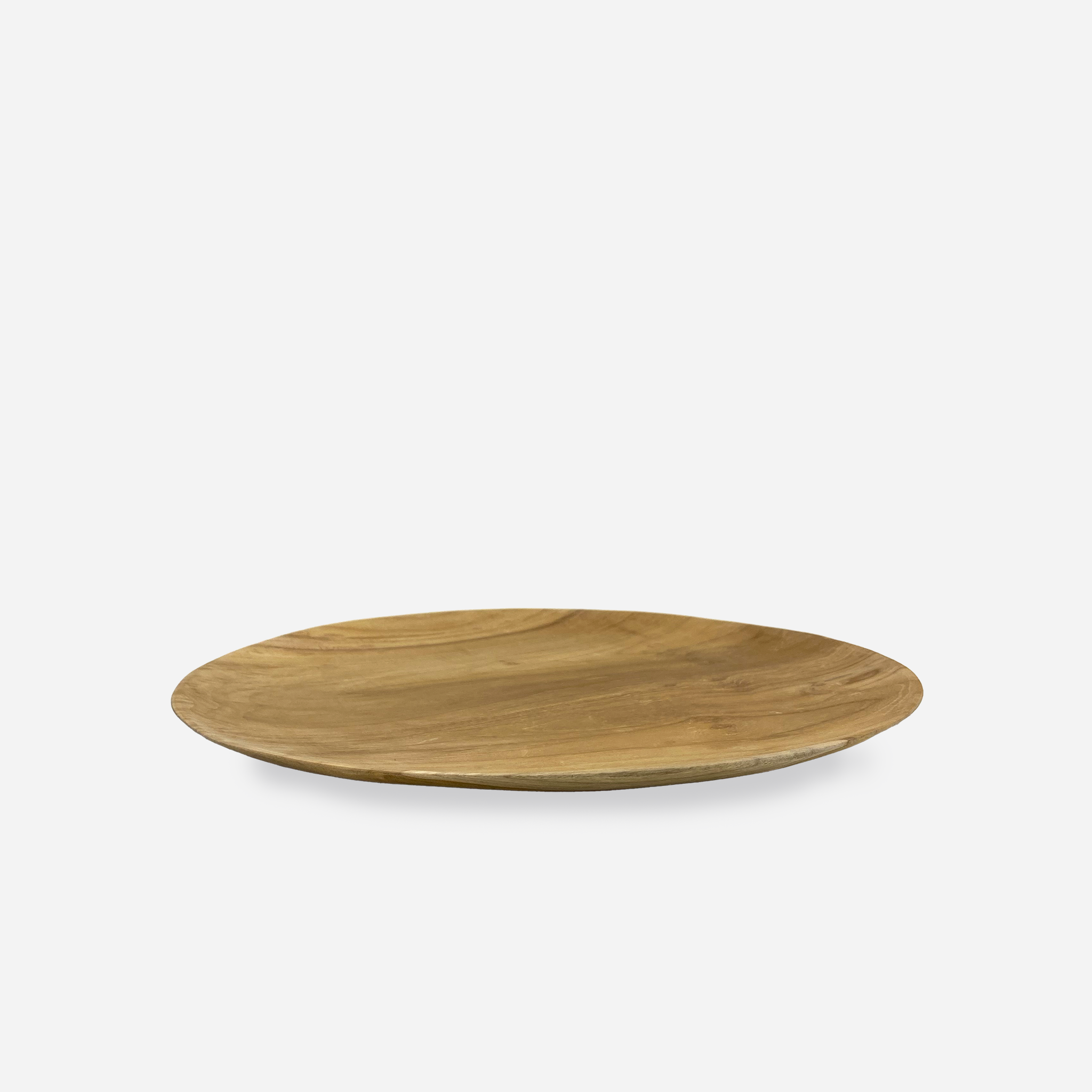 Teak Round Plate