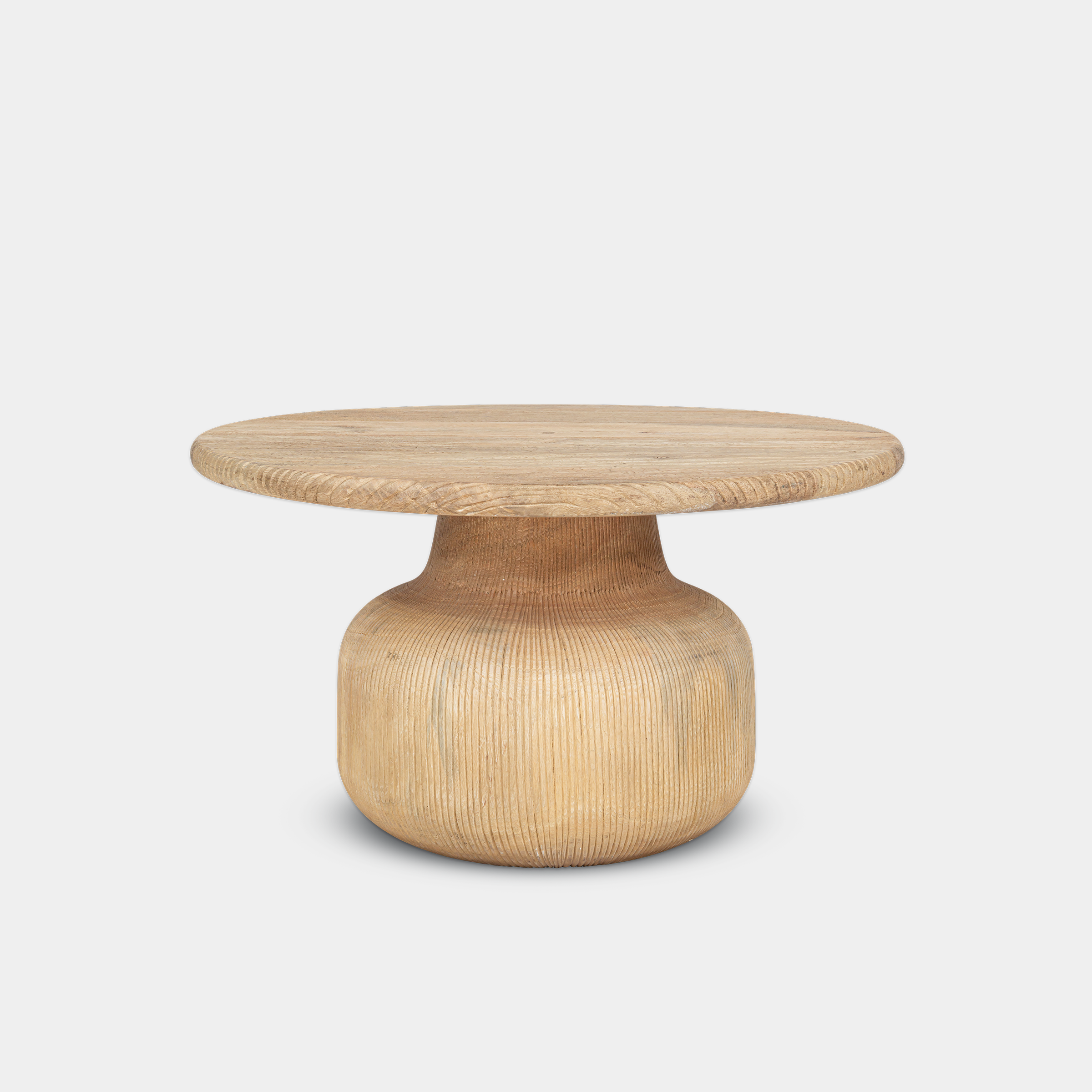 Pemalang Grooved Wood Coffee Table