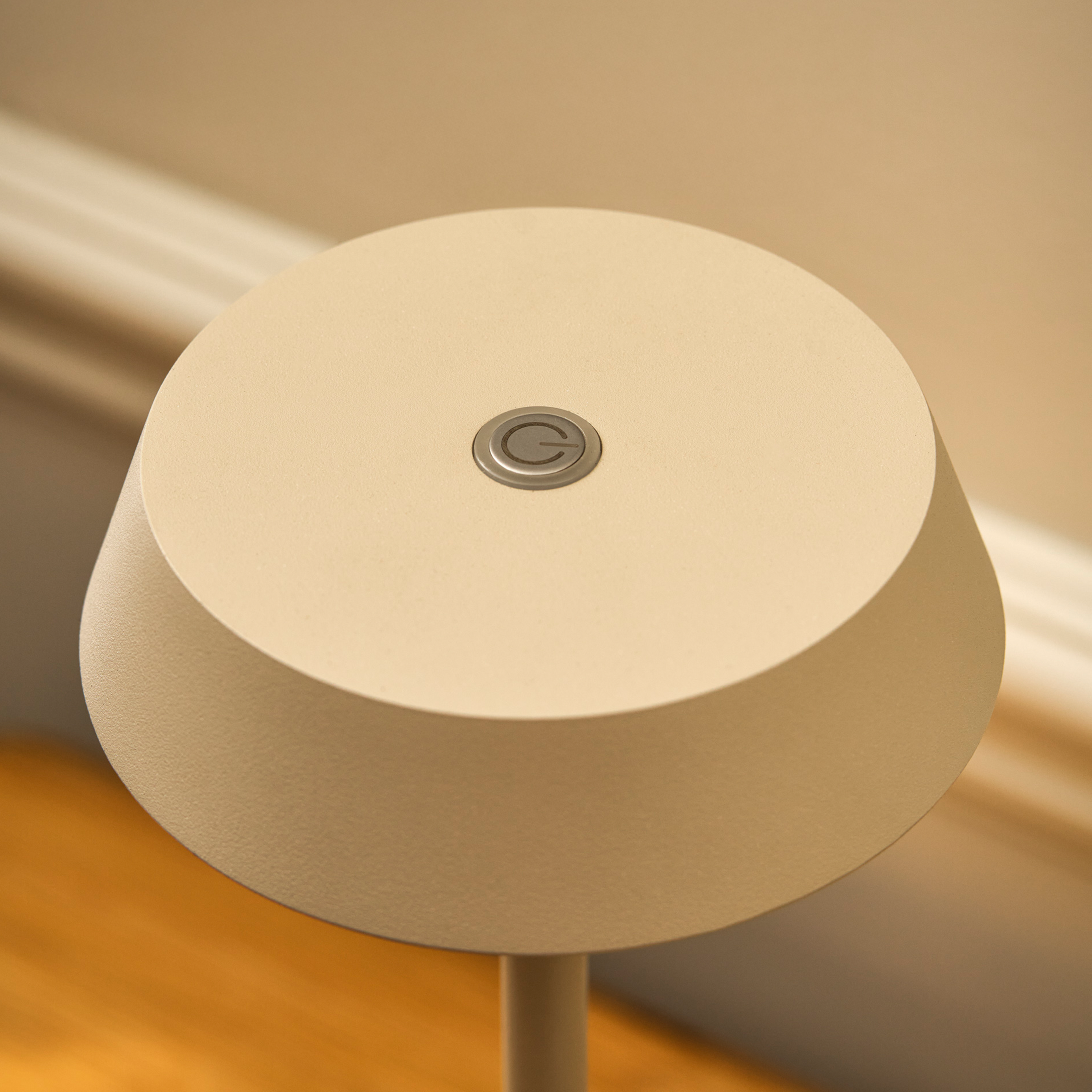 Winstone Rechargeable Slim Table Lamp | Clay