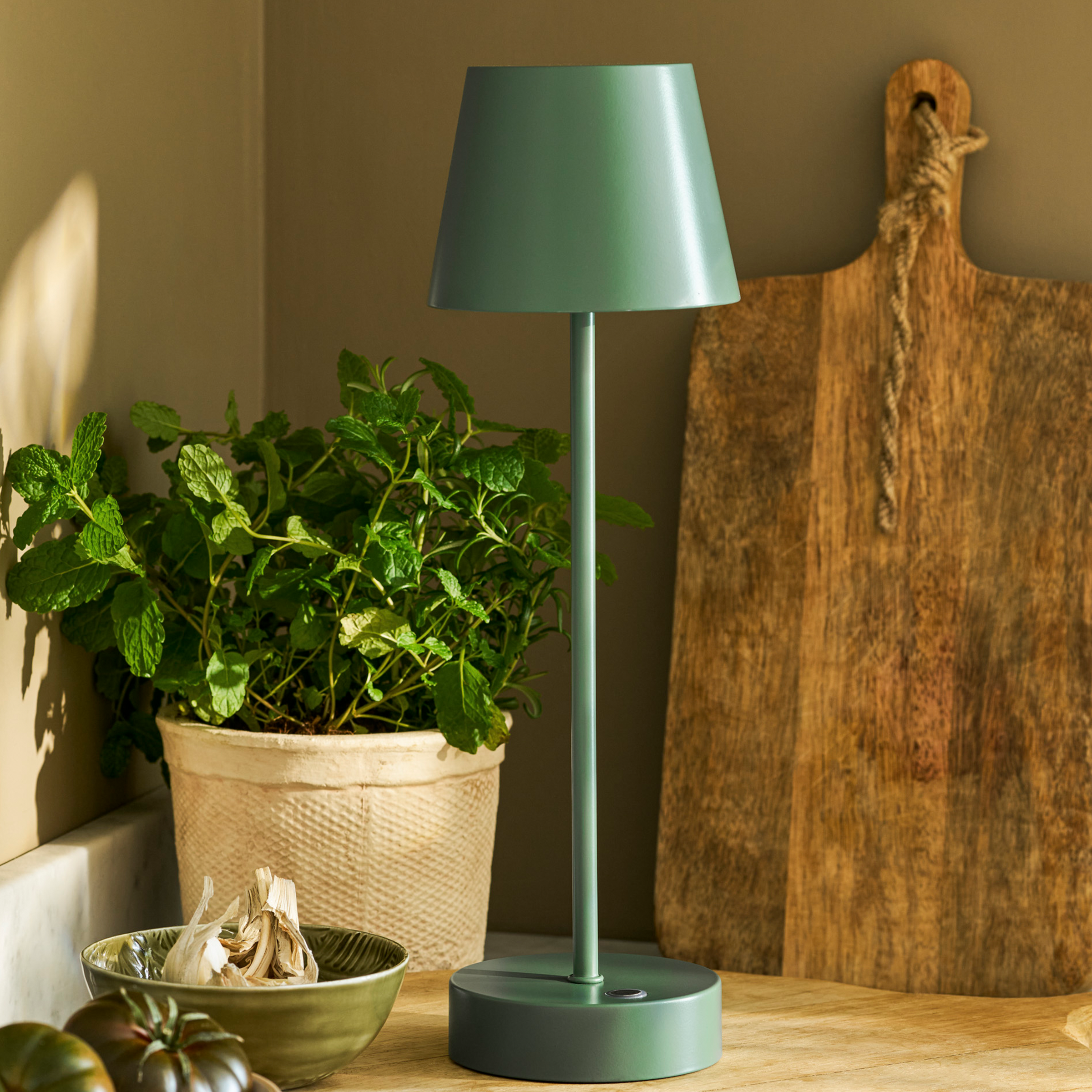 Winstone Rechargeable Table Lamp | Thistle Green