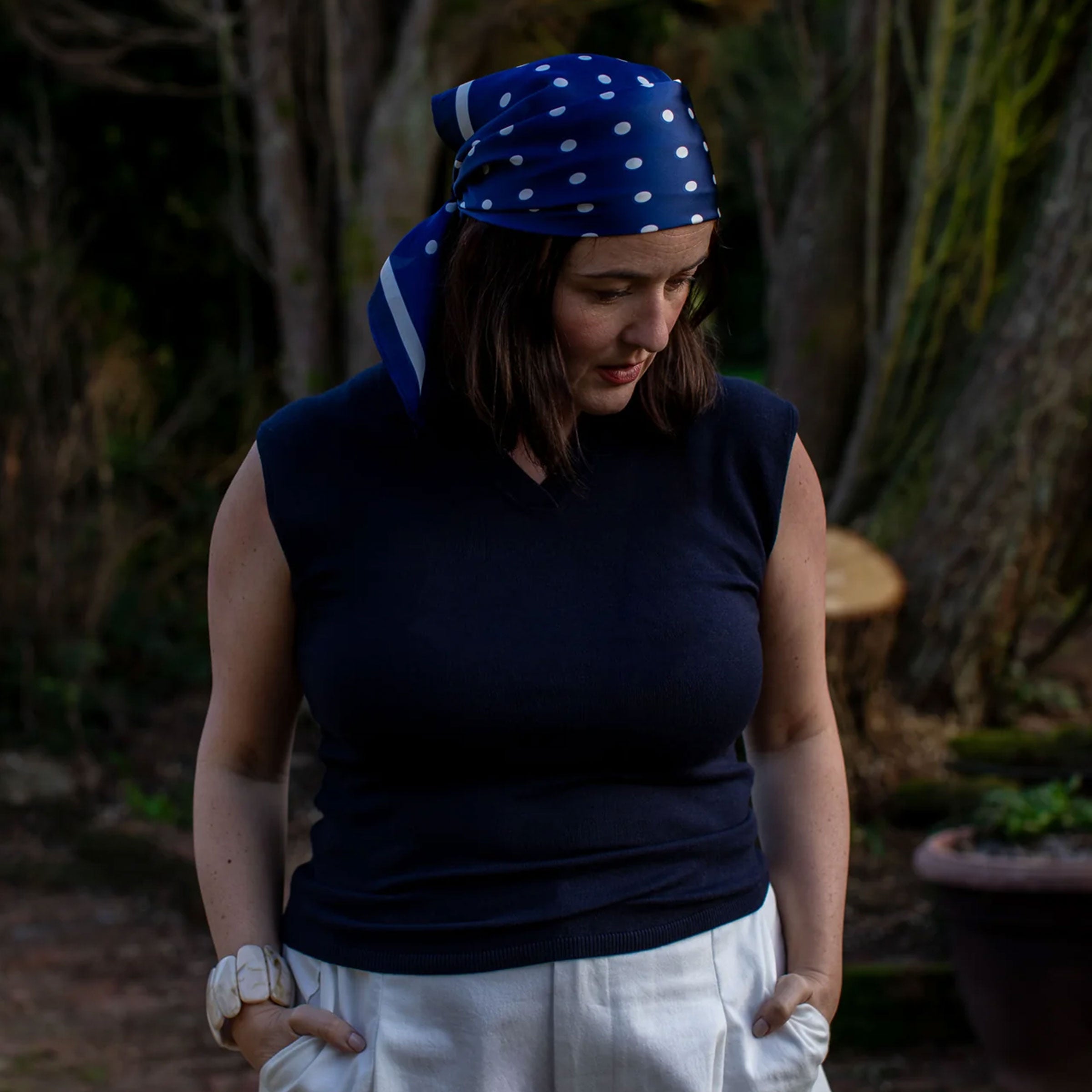 Wren Scarf | Navy