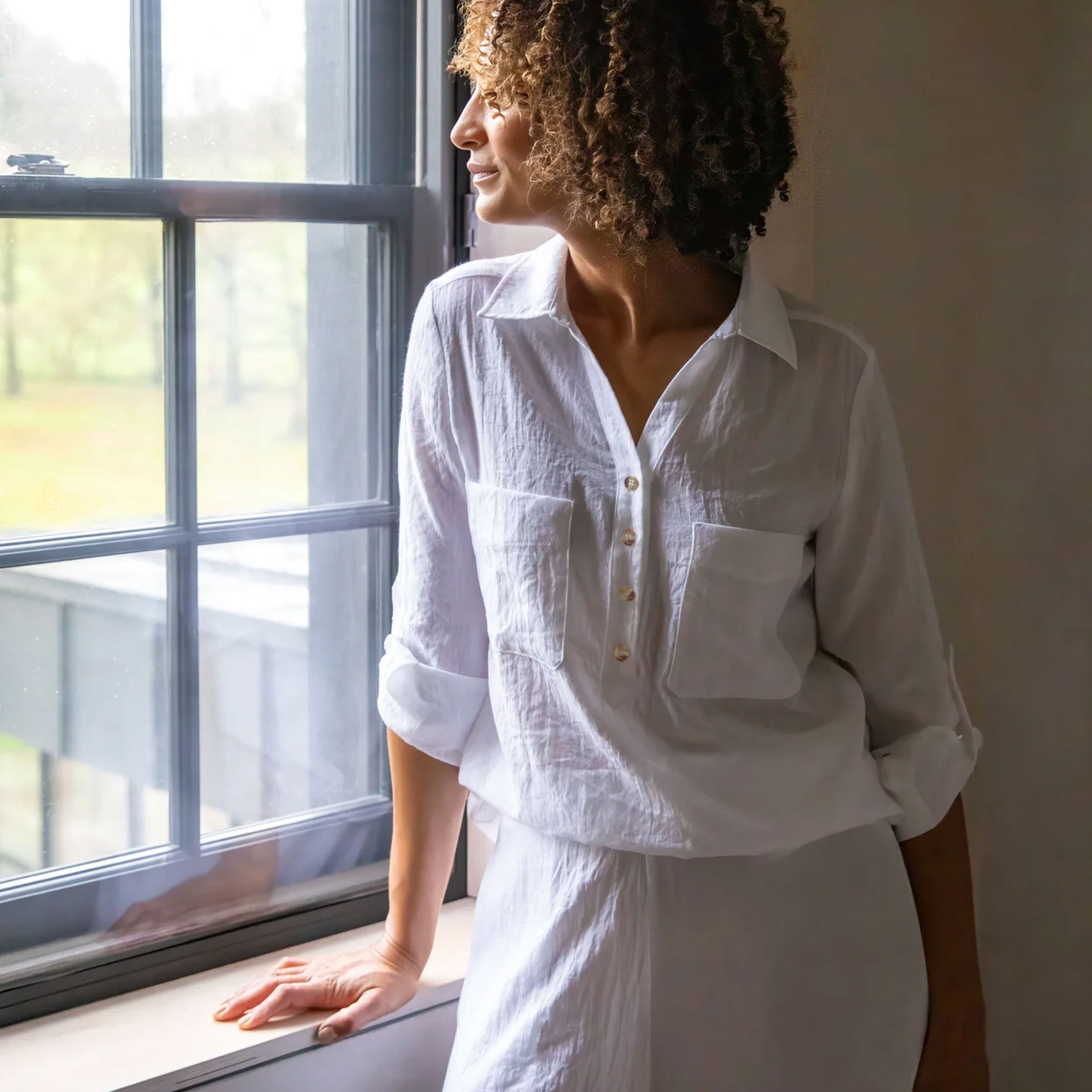 Zoe Shirt | White