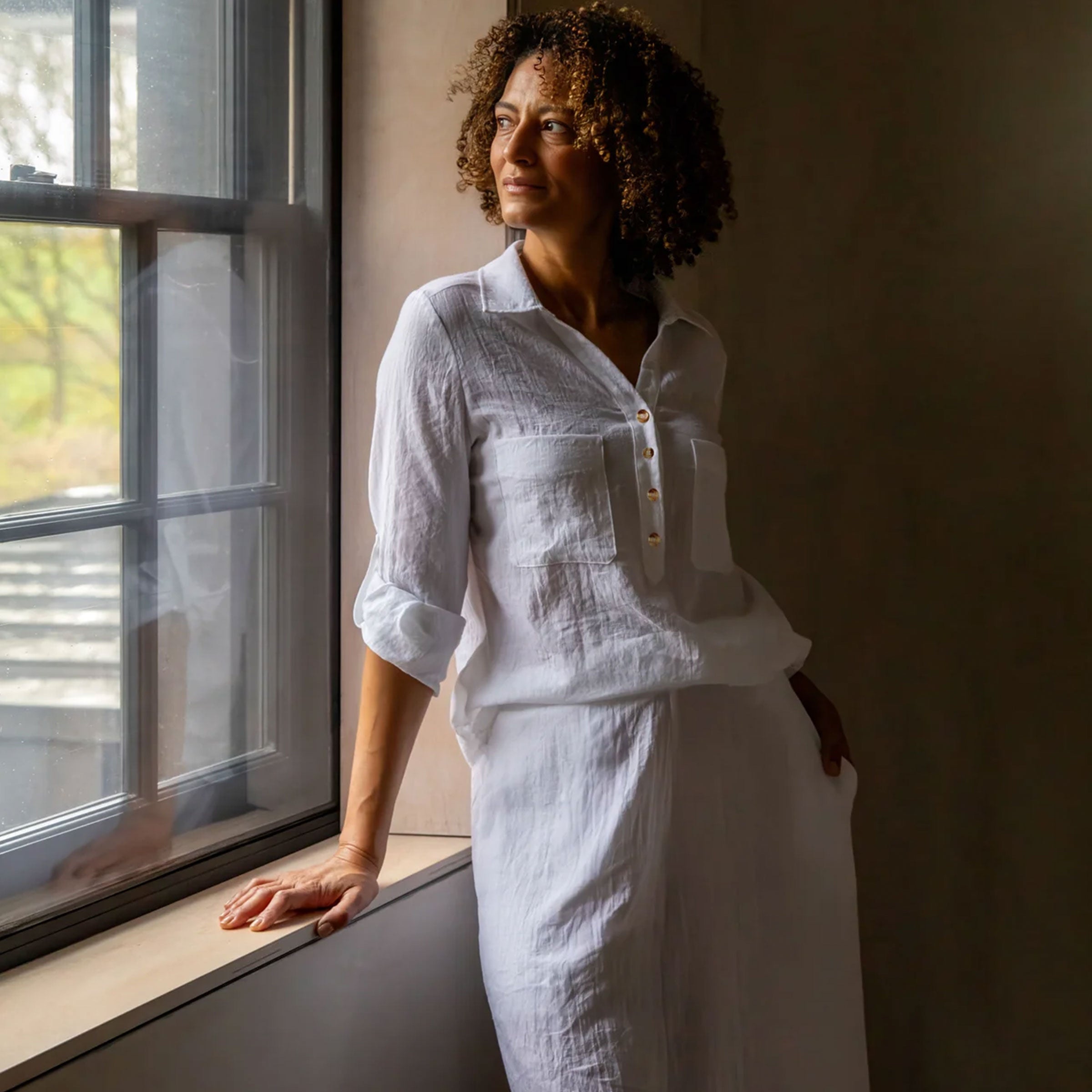 Zoe Shirt | White